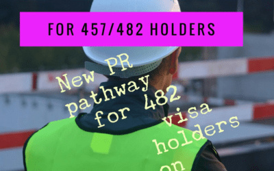 New pathway to PR for 482 visa holders on the Short Term Stream