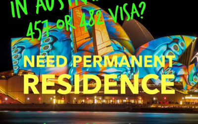 In Australian on a 457/482 ? Do you know your PR strategy?